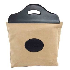 GUCCI round logo suede handbag Beige Tan Brown